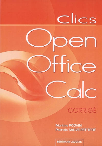 Open Office Calc : corrigé