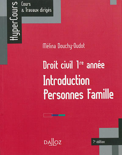 Droit civil 1re année :...