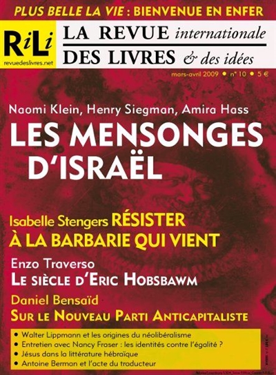 revue internationale des livres et des idées (la), n° 10