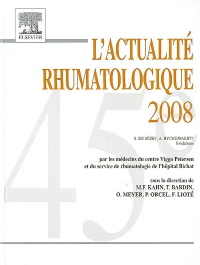 L'actualité rhumatologique 2008