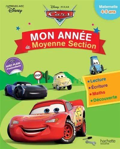 Cars : mon année de moyenne section : maternelle, 4-5 ans