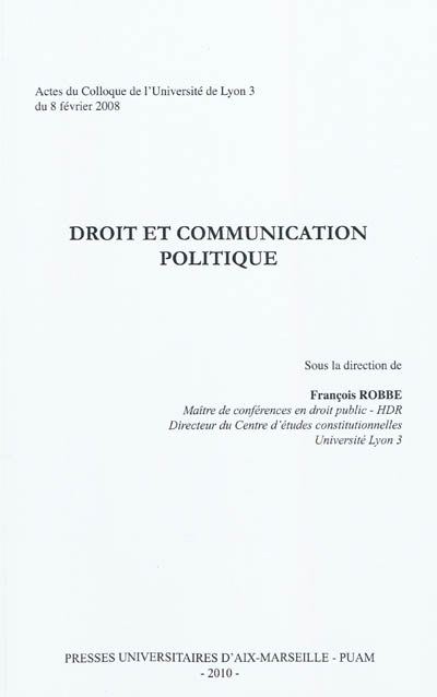 Droit et communication...