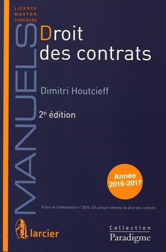 Droit des contrats : 2016-2017