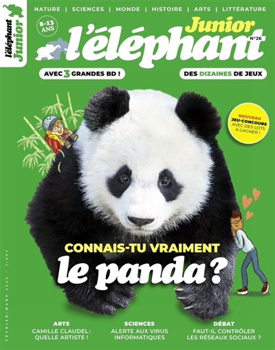 L'Eléphant junior, n° 26. Connais-tu vraiment le panda ?