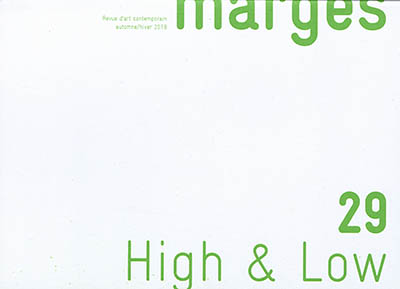 Marges, n° 29. High & low
