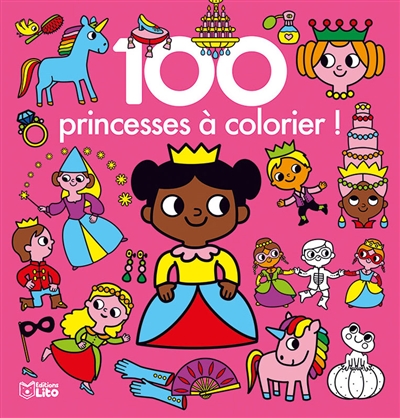100 princesses à colorier !