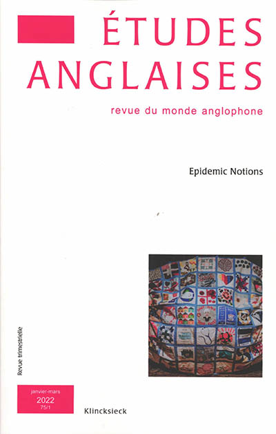 Etudes anglaises, n° 75-1. Epidemic notions