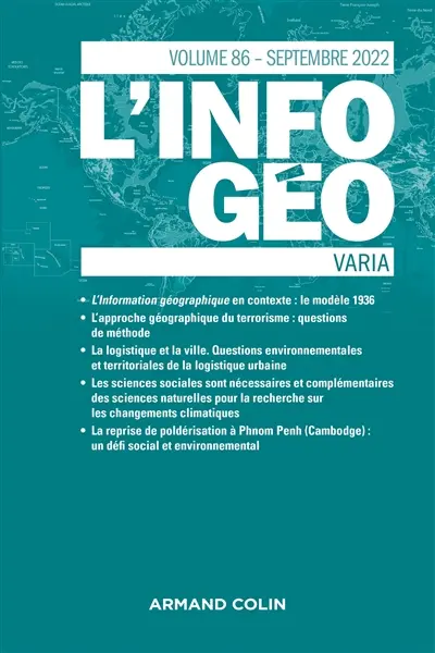 Information géographique (L'), n° 86-3. Varia Information géographique (L'), n° 86-3. Varia