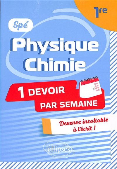 Spé physique chimie 1re : 1...
