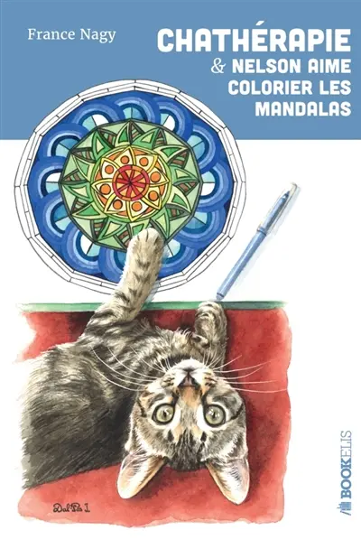 Chathérapie & Nelson aime colorier les mandalas