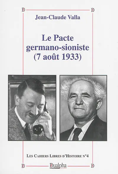 Le pacte germano-sioniste : 7 août 1933