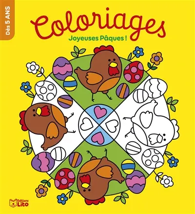 Joyeuses Pâques ! : coloriages