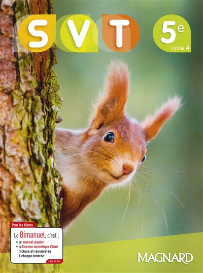 SVT, sciences et vie de la terre, 5e, cycle 4 : bimanuel