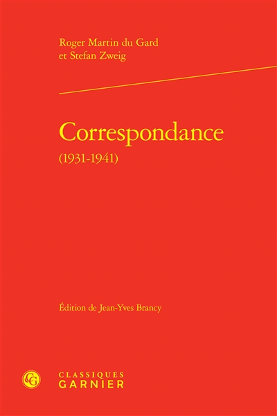 Correspondance (1931-1941)