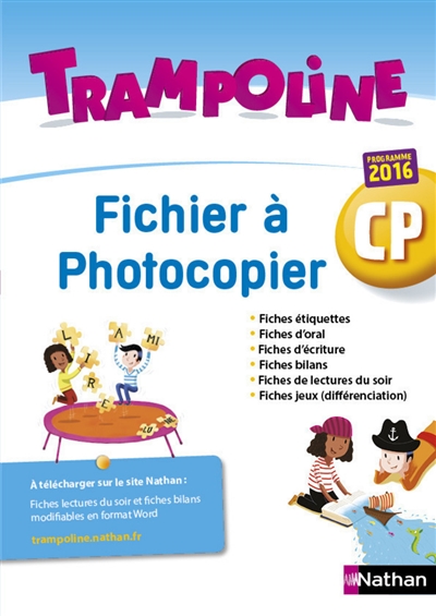 Trampoline, CP : fichier à photocopier : programme 2016