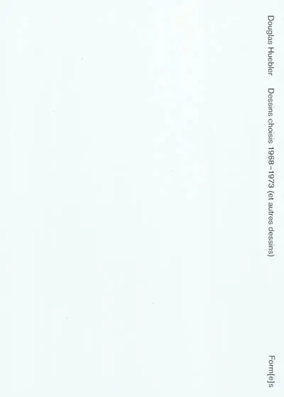 Dessins choisis 1968-1973 : et autres dessins