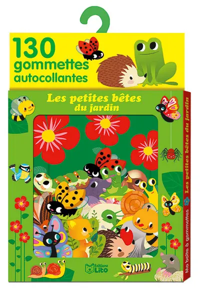 Les petites bêtes du jardin : 130 grandes gommettes autocollantes