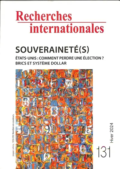 Recherches internationales, n° 131. Souveraineté(s)