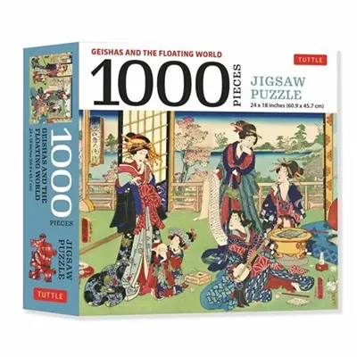 Geishas And The Floating World Jigsaw Puzzle : 1000 pieces