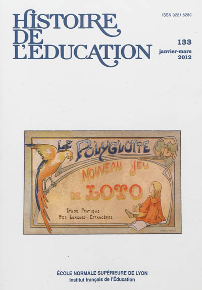 Histoire de l'éducation, n° 133