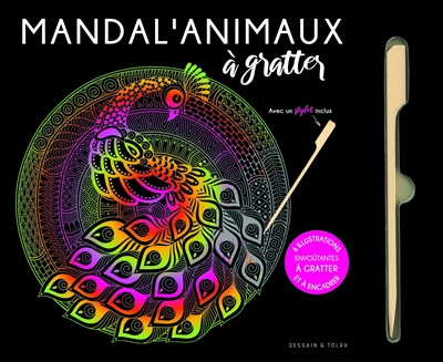 Mandal'animaux à gratter