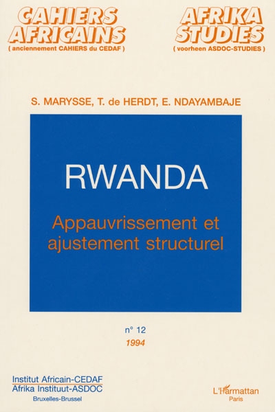 Rwanda : appauvrissement et ajustement structurel