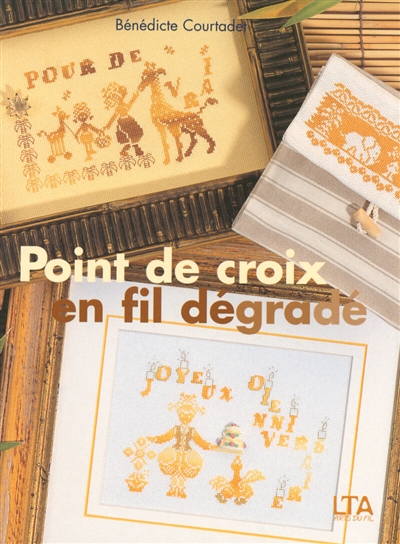 Point de croix en fil dégradé