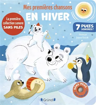 Mes premières chansons en hiver : 7 puces sonores !