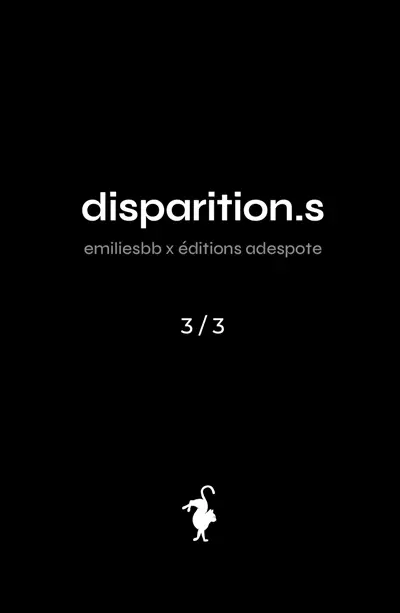 Disparition.s : 3/3