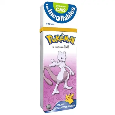 Les incollables, Pokémon : je rentre en CM2, 9-10 ans, du CM1 au CM2 : 250 quiz de maths et de français
