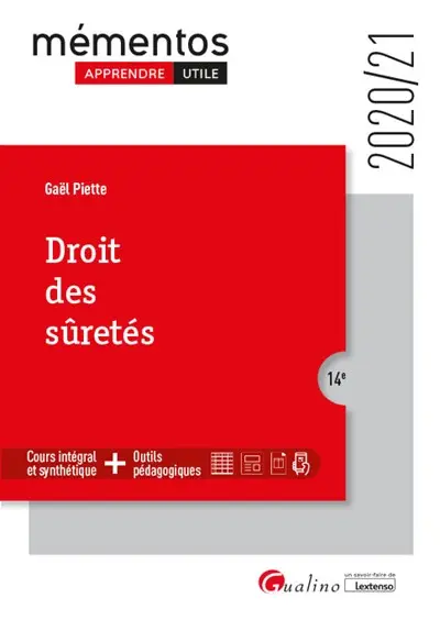 Droit des sûretés : 2020-2021