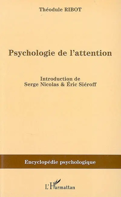 Psychologie de l'attention (1889)