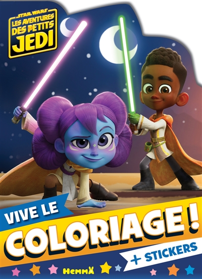 Disney Star Wars : Les Aventures des Petits Jedi : Vive le coloriage ! - + stickers
