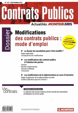 Contrats publics,...