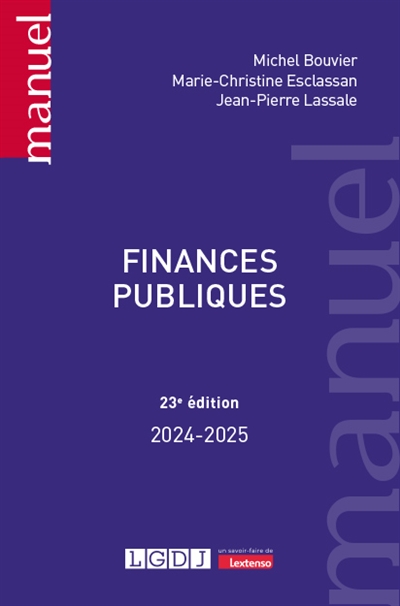 Finances publiques : 2024-2025