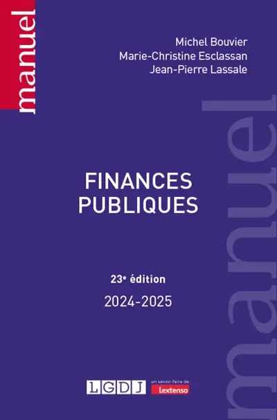 Finances publiques : 2024-2025