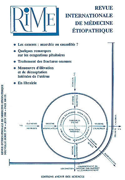 RIME : revue internationale de médecine étiopathique, n° 16