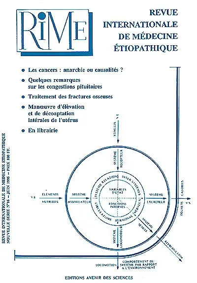 RIME : revue internationale de médecine étiopathique, n° 16