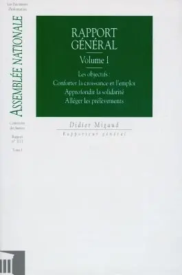 Rapport général sur le projet de loi de finances pour 1999. Vol. 1. Rapport n° 1111
