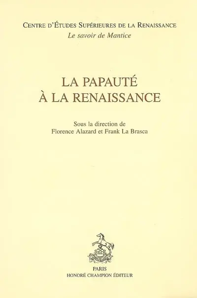 La papauté à la Renaissance