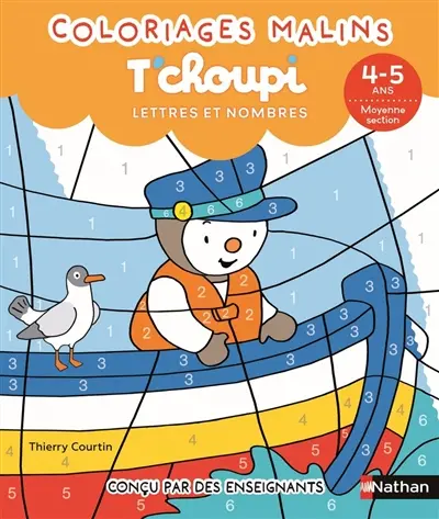 T'choupi, lettres et nombres, 4-5 ans, moyenne section