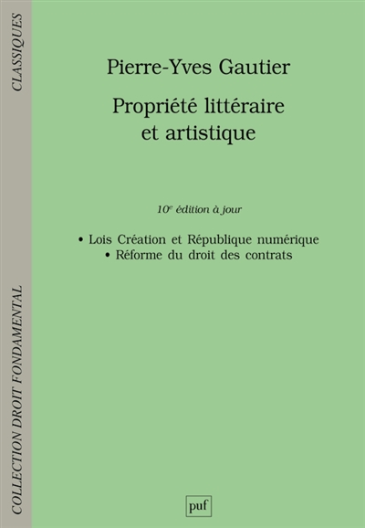 Propriété littéraire et artistique