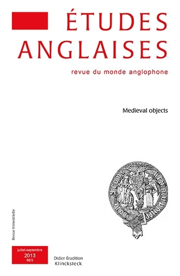 Etudes anglaises, n° 66-3. Medieval objects