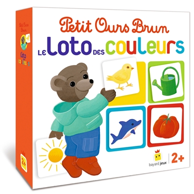 jeu petit ours brun : le loto des couleurs ne