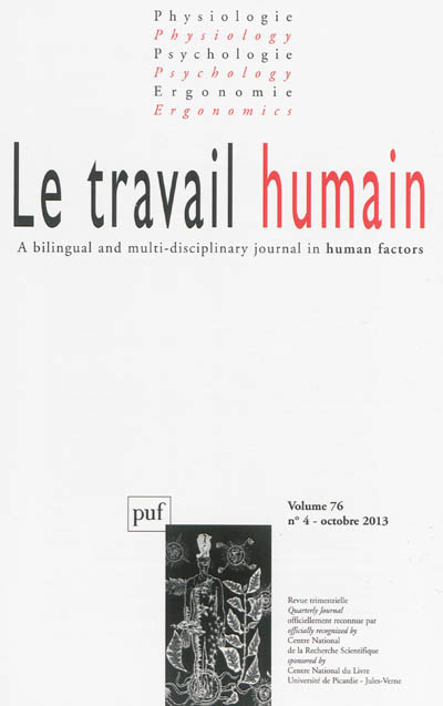 Travail humain (Le), n° 4 (2013)