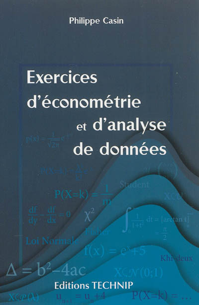 Exercices d'économétrie et d'analyse de données