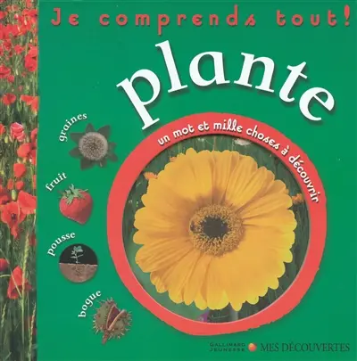 Plante : graines, fruit, pousse, bogue