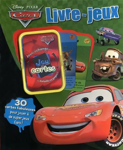 Cars, livre-jeux : joue, échange, bataille et gagne !