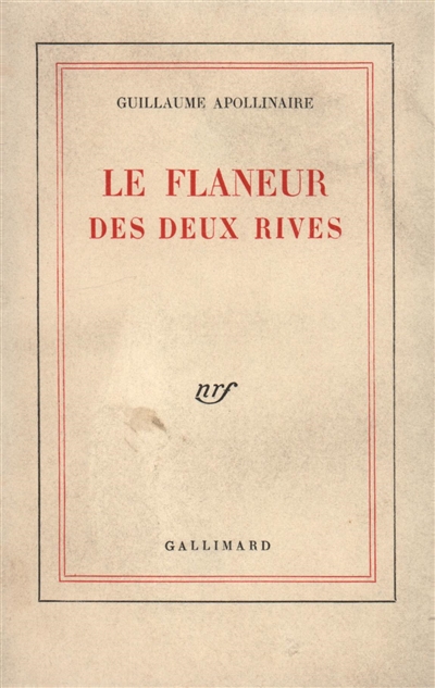 Le flâneur des deux rives