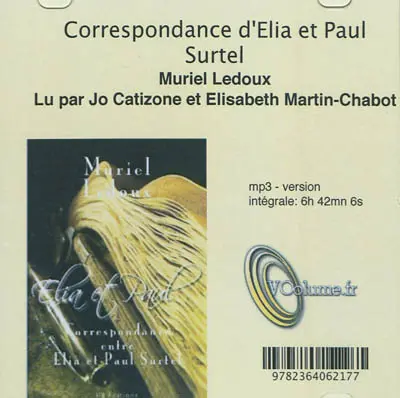 Correspondance d'Elia et Paul Surtel